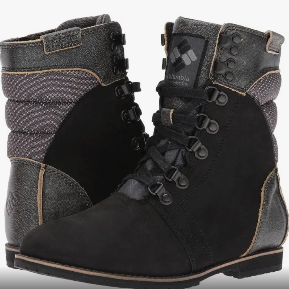 Sale!! New Womens Columbia Twentythird Ave, WP Mid ,Leather Ankle Boots, Size 6